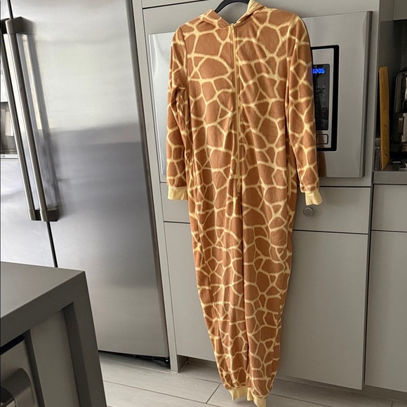 Xhilaration Other - Xhilaration Giraffe Print Jumpsuit in Brown and Cream